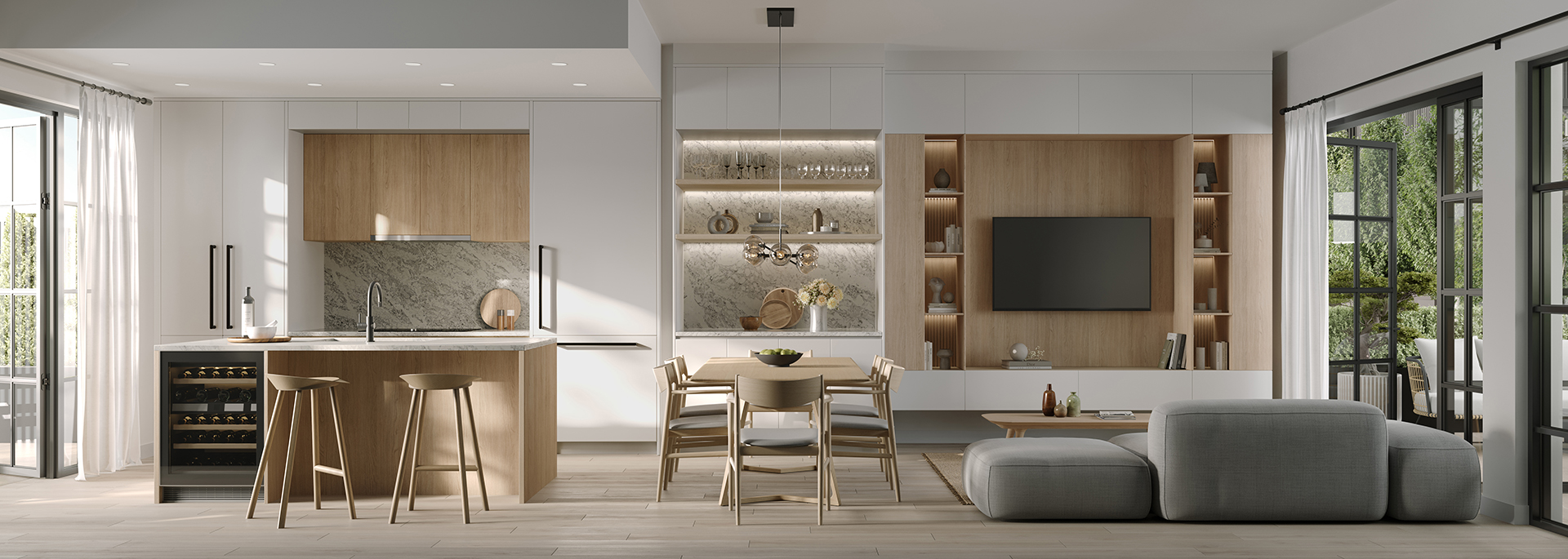 White Building Rendering